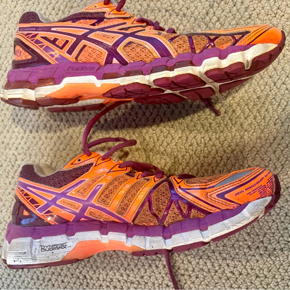 ASICS IGS Orange and Purple Women's Running Shoes